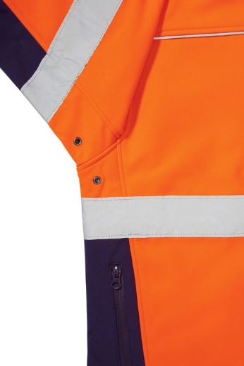 Picture of Bisley, Taped Hi Vis Soft Shell Jacket